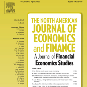 Martin Časta publikoval článek v North American Journal of Economics and Finance
